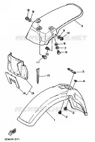 GARDE BOUE pour Yamaha YZ 1989