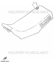 SELLE pour Yamaha YZ 1989
