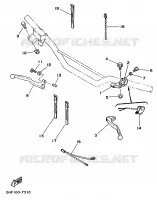 COMMODO / LEVIER pour Yamaha YZ 1989