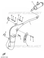 ECHAPPEMENT pour Yamaha YZ 1989
