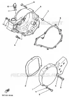 CARTER   MOTEUR 1 pour Yamaha YZ 1989