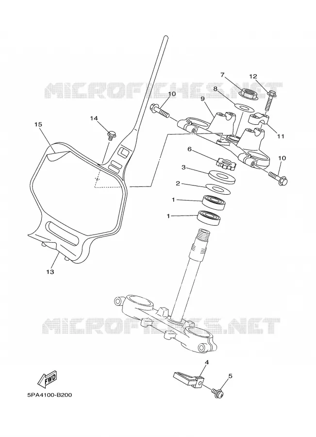 DIRECTION Yamaha MOTO 85 2003 YZ  YZ85