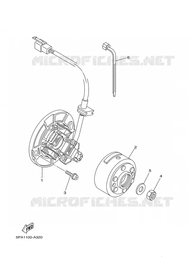 ALLUMAGE Yamaha MOTO 85 2005 YZ  YZ85