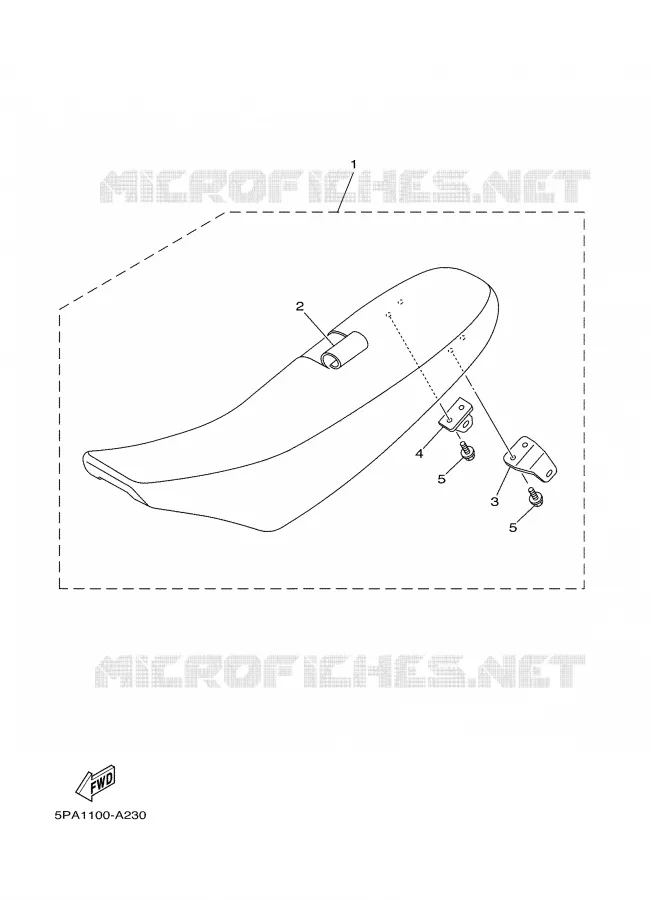 SELLE Yamaha MOTO 85 2006 YZ  YZ85