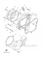 CARTER   MOTEUR 1 pour Yamaha YZ BIG WHEELS 2004