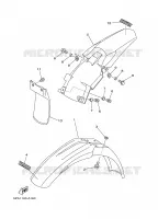 GARDE BOUE pour Yamaha YZ BIG WHEELS 2004