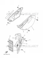 COUVERCLE LATERAL pour Yamaha YZ BIG WHEELS 2004