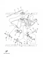 RESERVOIR A ESSENCE pour Yamaha YZ BIG WHEELS 2004