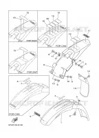 GARDE BOUE pour Yamaha YZ BIG WHEELS 2006