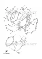 CARTER   MOTEUR 1 pour Yamaha YZ BIG WHEELS 2006