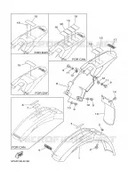 GARDE BOUE pour Yamaha YZ BIG WHEELS 2006
