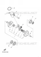 VILEBREQUIN / PISTON pour Yamaha YZ BIG WHEELS 2008