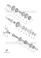 TRANSMISSION pour Yamaha YZ BIG WHEELS 2008