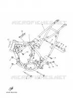 CADRE pour Yamaha YZ BIG WHEELS 2008