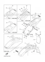 GARDE BOUE pour Yamaha YZ BIG WHEELS 2008