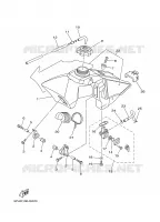 RESERVOIR A ESSENCE pour Yamaha YZ BIG WHEELS 2008