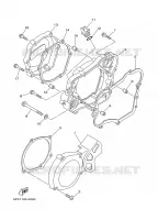 CARTER   MOTEUR 1 pour Yamaha YZ BIG WHEELS 2008