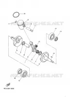 VILEBREQUIN / PISTON pour Yamaha YZ 2007