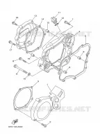 CARTER   MOTEUR 1 pour Yamaha YZ 2007