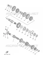 TRANSMISSION pour Yamaha YZ 2007