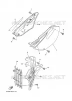 COUVERCLE LATERAL pour Yamaha YZ 2007