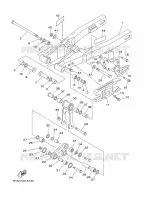 BRAS ARRIERE pour Yamaha YZ 2007