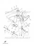 RESERVOIR A ESSENCE pour Yamaha YZ 2007