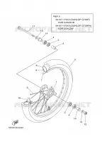 ROUE AVANT pour Yamaha YZ 2007