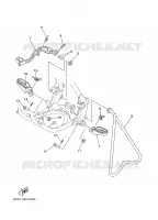 BEQUILLE / REPOSE PIEDS pour Yamaha YZ 2007