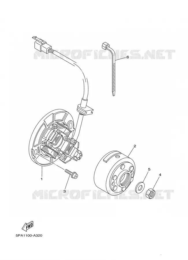ALLUMAGE Yamaha MOTO 85 2008 YZ  YZ85X